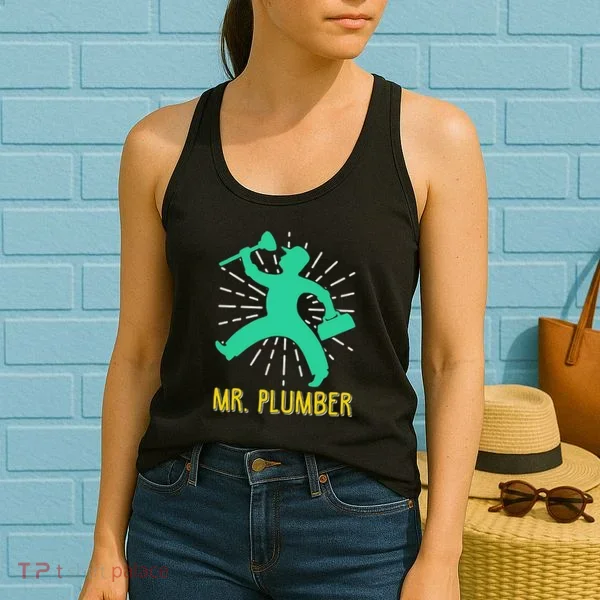 Mr. Plumber Funny Plumber Women's Tank Top