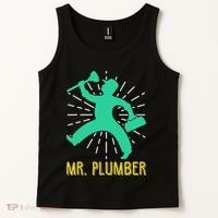 Mr. Plumber Funny Plumber Tank Top thumb 2