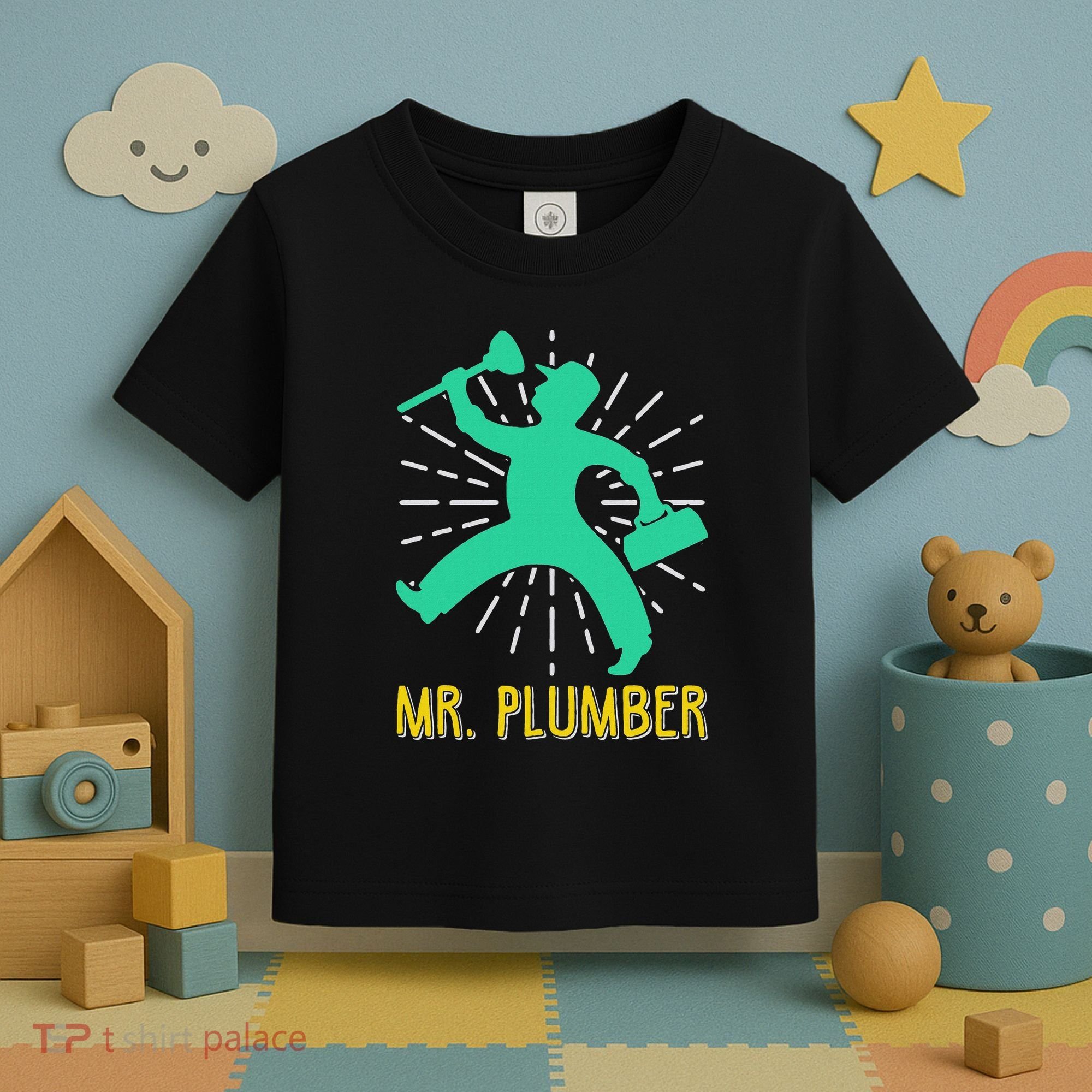 Mr. Plumber Funny Plumber Toddler T-Shirt