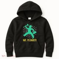 Mr. Plumber Funny Plumber Kids Hoodie thumb 0