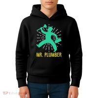 Mr. Plumber Funny Plumber Kids Hoodie thumb 4