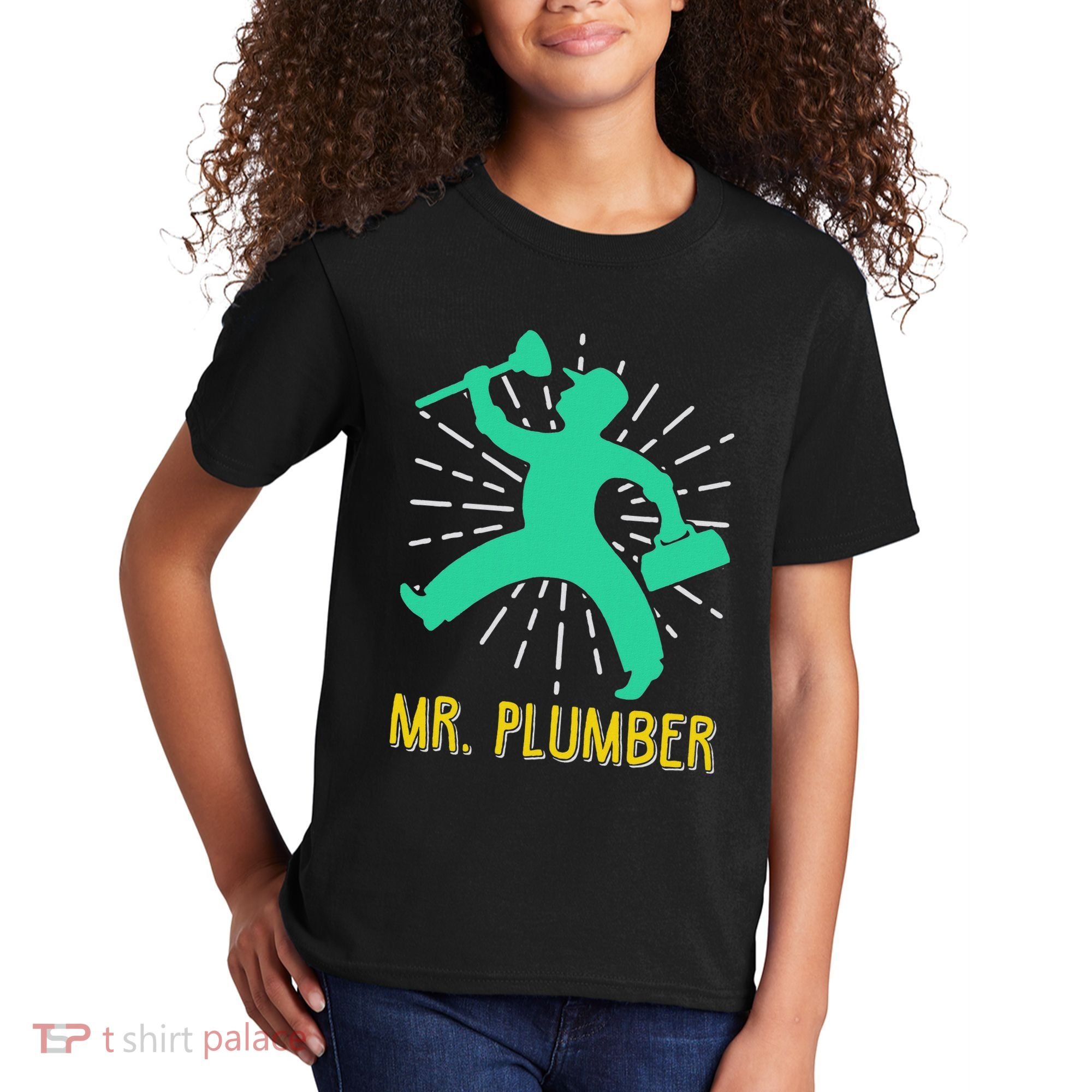 Mr. Plumber Funny Plumber Kids T-Shirt