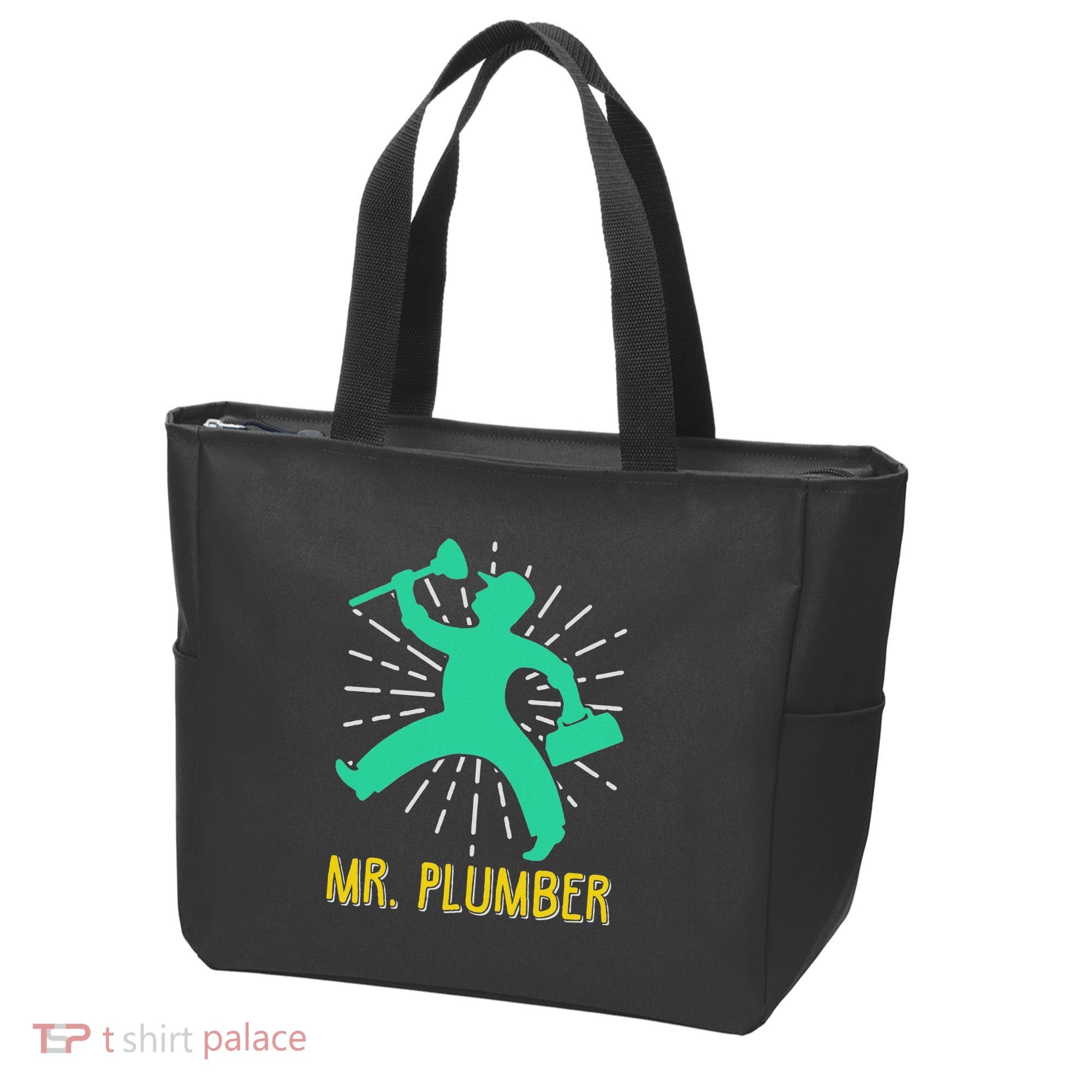 Mr. Plumber Funny Plumber Tote Bag