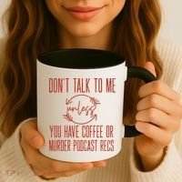 Murder Podcast Funny Gift For Coffee Lovers True Crime Killers Gift Coffee Mug thumb 3