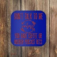 Murder Podcast Funny Gift For Coffee Lovers True Crime Killers Gift Coaster thumb 0