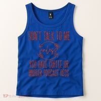 Murder Podcast Funny Gift For Coffee Lovers True Crime Killers Gift Tank Top thumb 2