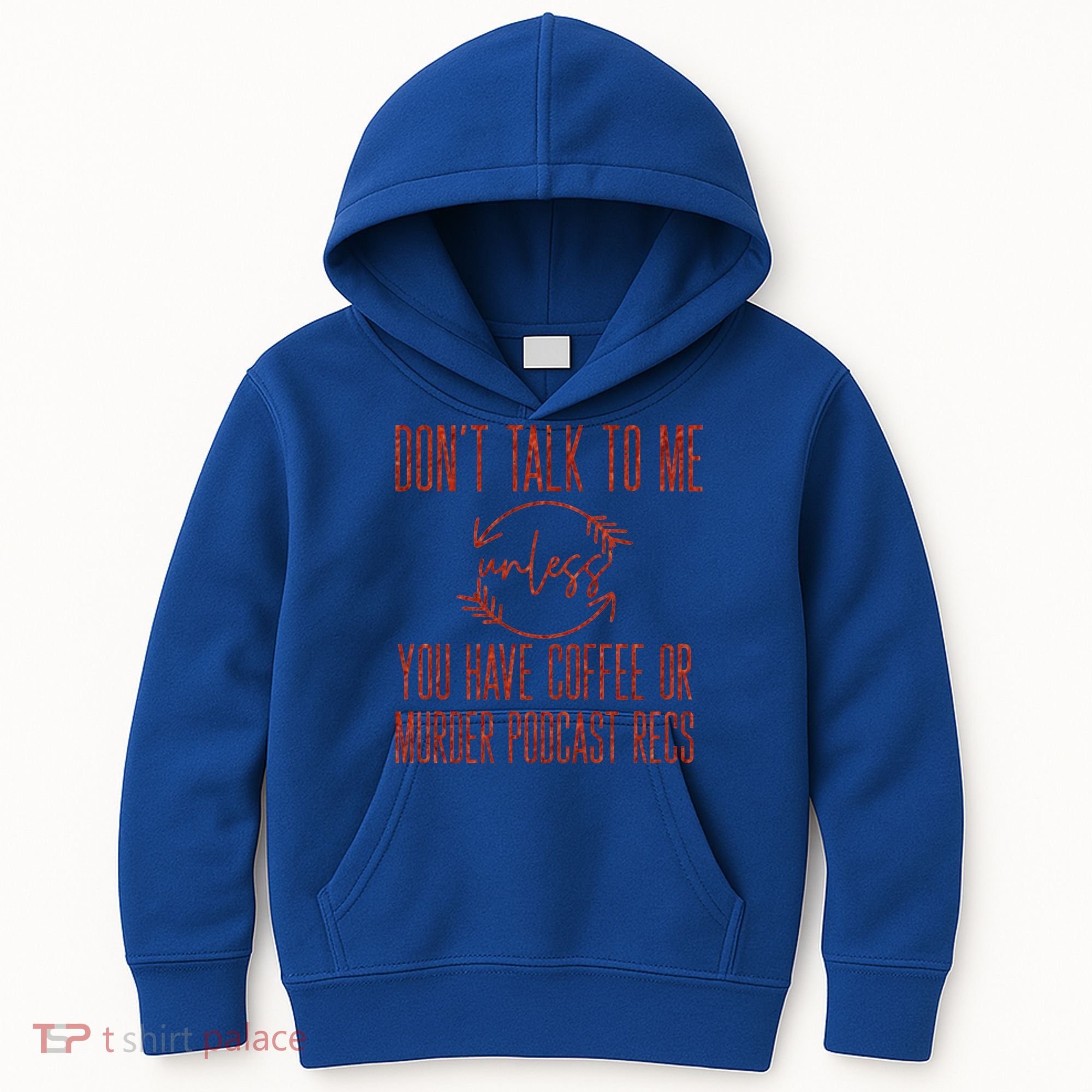 Murder Podcast Funny Gift For Coffee Lovers True Crime Killers Gift Kids Hoodie