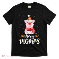 Merry Pigmas Funny Pig Christmas Pajama For Pig Lover Shirt T-Shirt thumb 0