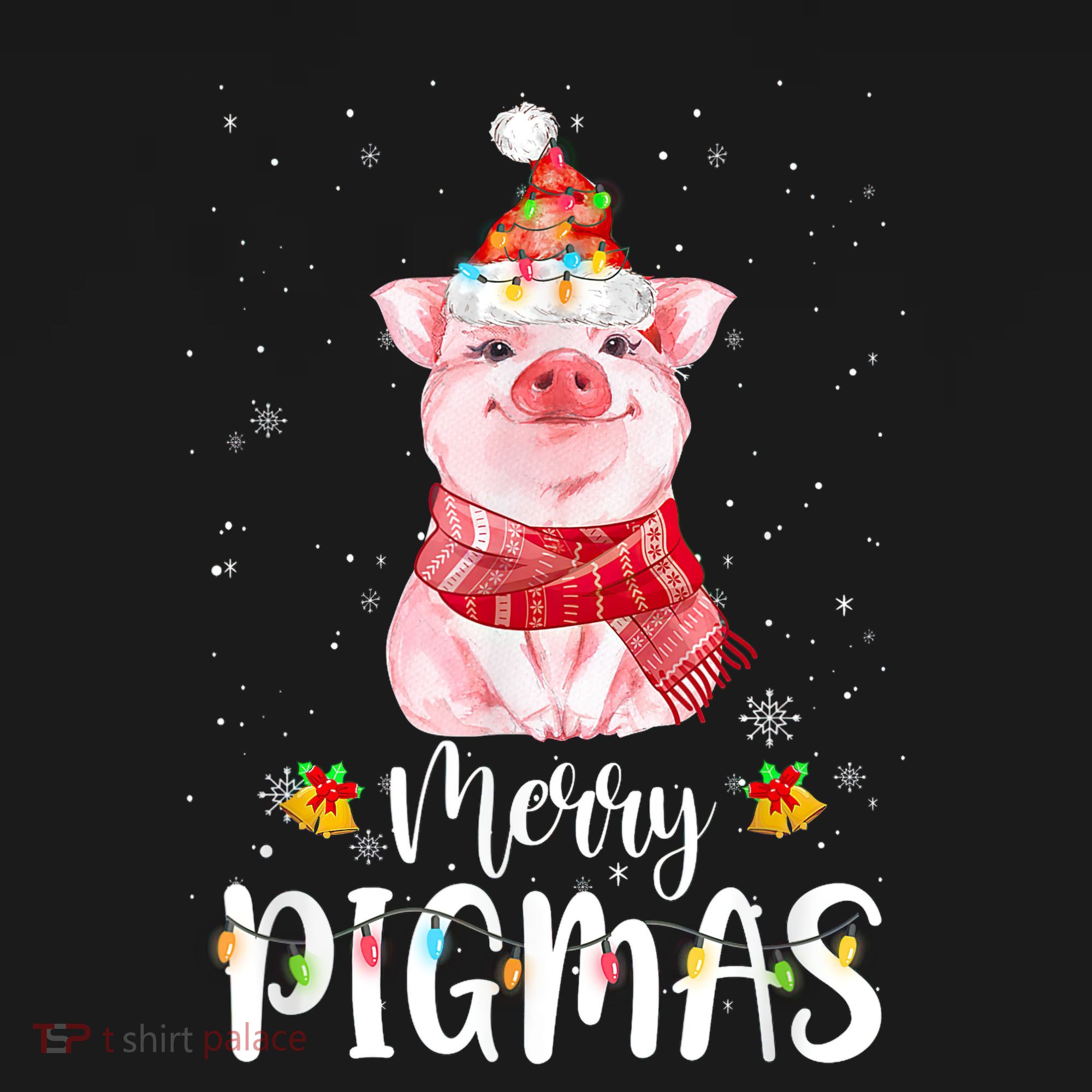 Merry Pigmas Funny Pig Christmas Pajama For Pig Lover Shirt T-Shirt