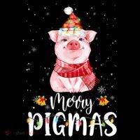 Merry Pigmas Funny Pig Christmas Pajama For Pig Lover Shirt Coffee Mug thumb 5