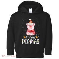 Merry Pigmas Funny Pig Christmas Pajama For Pig Lover Shirt Toddler Hoodie thumb 0