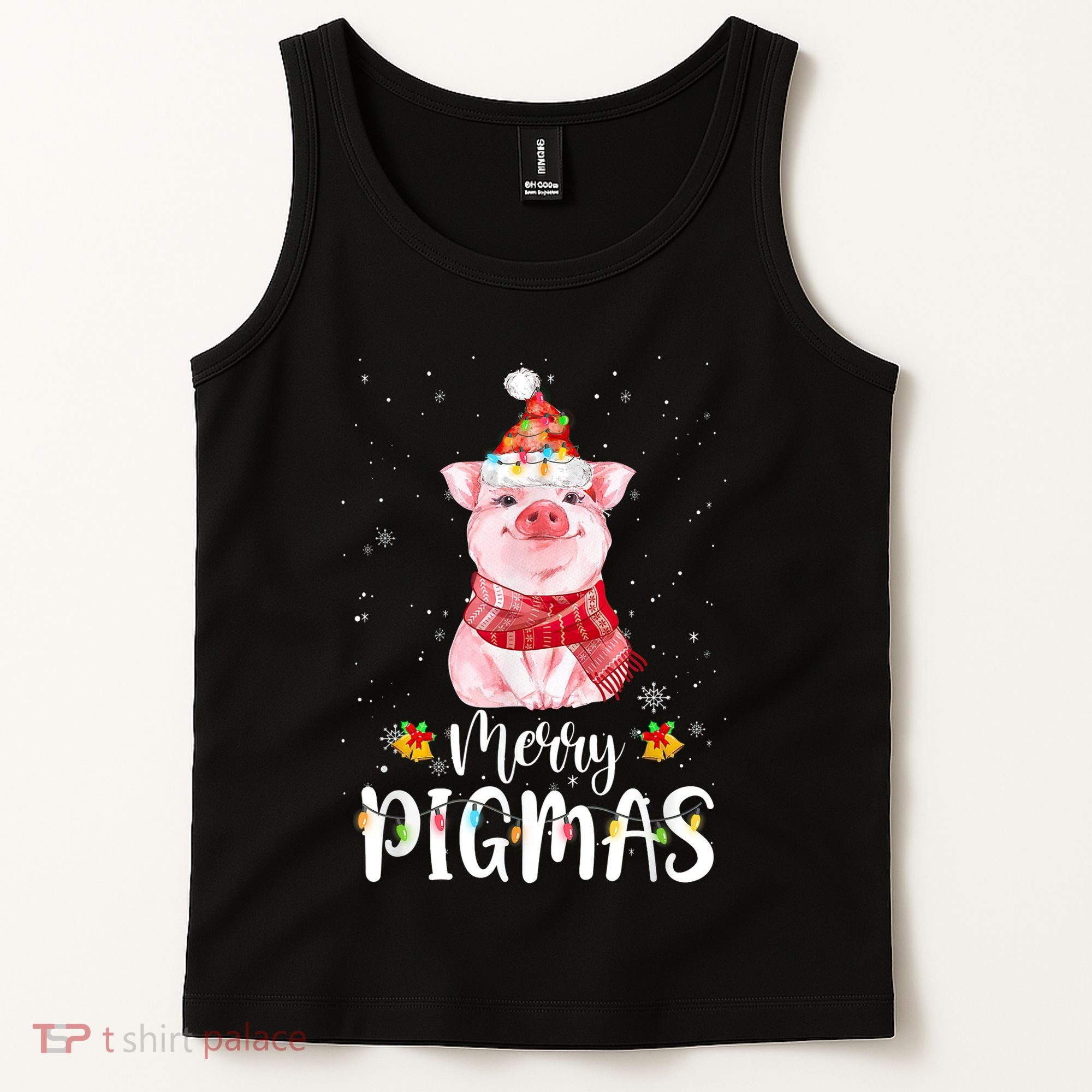 Merry Pigmas Funny Pig Christmas Pajama For Pig Lover Shirt Tank Top