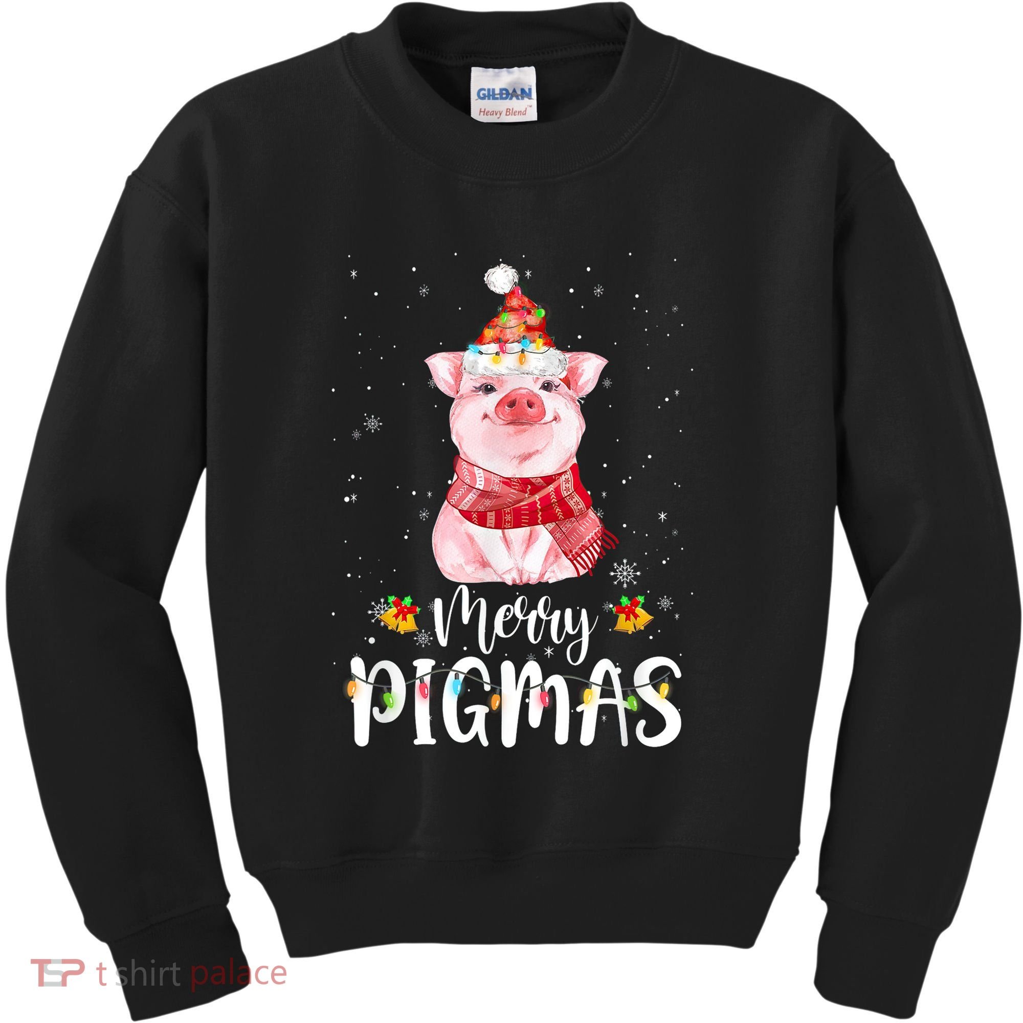 Merry Pigmas Funny Pig Christmas Pajama For Pig Lover Shirt Kids Sweatshirt
