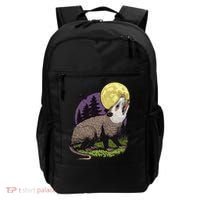 Moon Possum Funny Marsupial Rodent Opossums Retro Art Groovy Backpack thumb 0