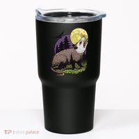 Moon Possum Funny Marsupial Rodent Opossums Retro Art Groovy Tumbler thumb 0