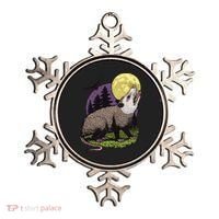 Moon Possum Funny Marsupial Rodent Opossums Retro Art Groovy Ornament thumb 0