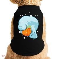 Manatee Pumpkin Fall Halloween Thanksgiving Sea Cow Gift Doggie Tank thumb 0