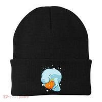 Manatee Pumpkin Fall Halloween Thanksgiving Sea Cow Gift Beanie thumb 0