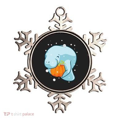 Manatee Pumpkin Fall Halloween Thanksgiving Sea Cow Gift Ornament