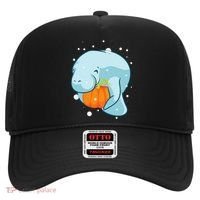 Manatee Pumpkin Fall Halloween Thanksgiving Sea Cow Gift Hat thumb 0