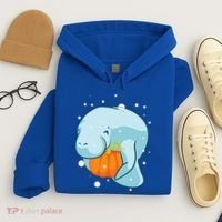 Manatee Pumpkin Fall Halloween Thanksgiving Sea Cow Gift Hoodie thumb 4