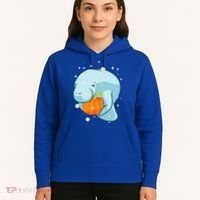 Manatee Pumpkin Fall Halloween Thanksgiving Sea Cow Gift Hoodie thumb 5