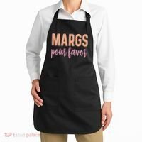 Margs Pour Favor Funny Vacation Travel Honeymoon Party Apron thumb 2