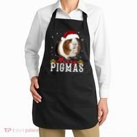 Merry Pigmas Face Mask Funny Guinea Pig Christmas Santa Xmas Apron thumb 2