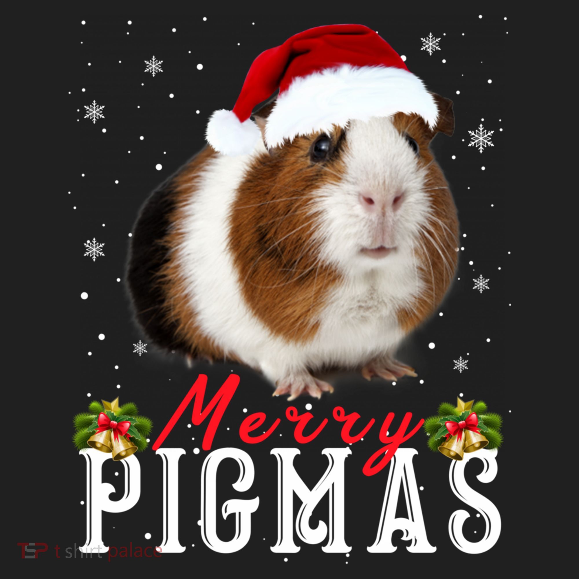 Merry Pigmas Face Mask Funny Guinea Pig Christmas Santa Xmas Beanie