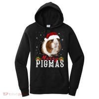 Merry Pigmas Face Mask Funny Guinea Pig Christmas Santa Xmas Women's Hoodie thumb 0