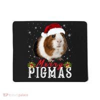 Merry Pigmas Face Mask Funny Guinea Pig Christmas Santa Xmas Mousepad thumb 0