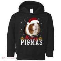 Merry Pigmas Face Mask Funny Guinea Pig Christmas Santa Xmas Toddler Hoodie thumb 0