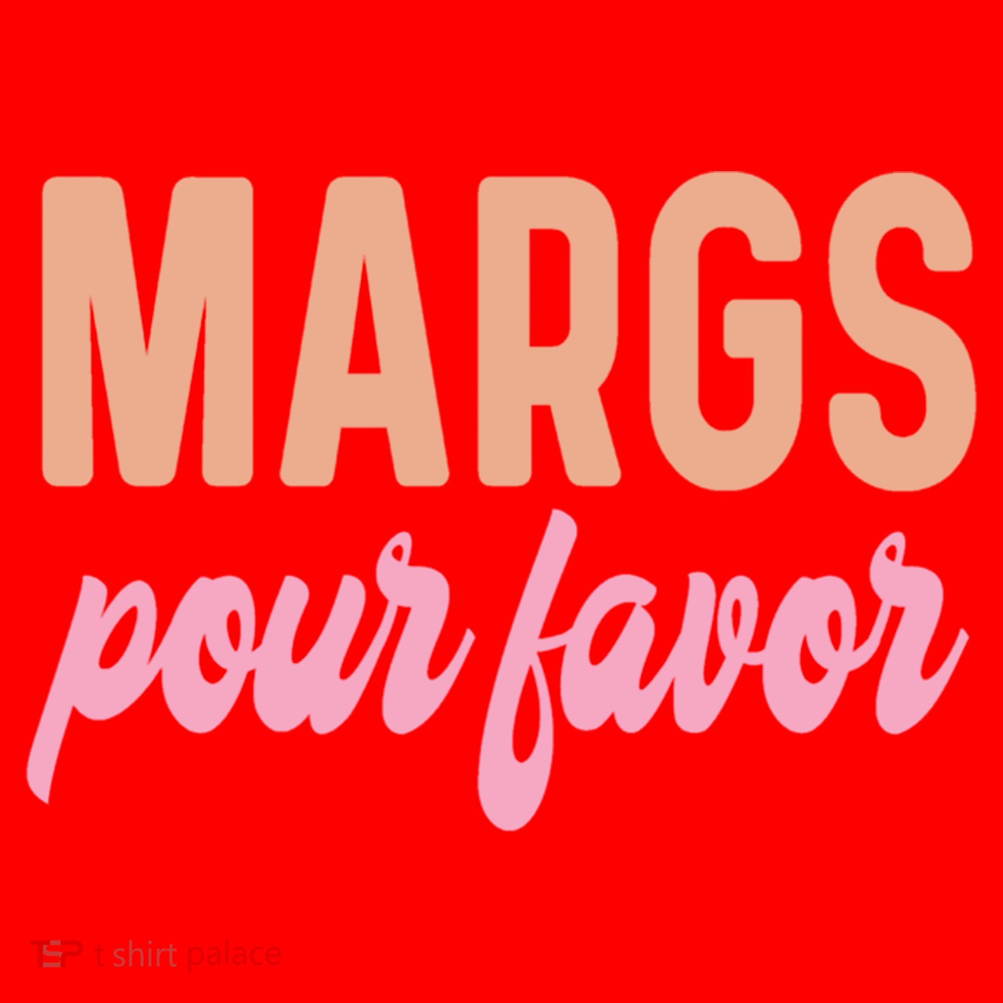 Margs Pour Favor Funny Vacation Travel Honeymoon Party Meaningful Gift Santa Hat