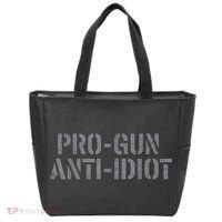 Mens Pro Gun Anti Idiot Tote Bag thumb 0