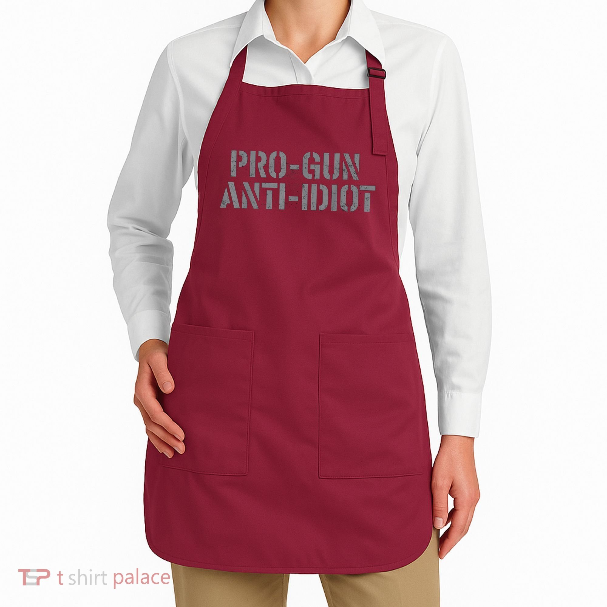 Mens Pro Gun Anti Idiot Apron