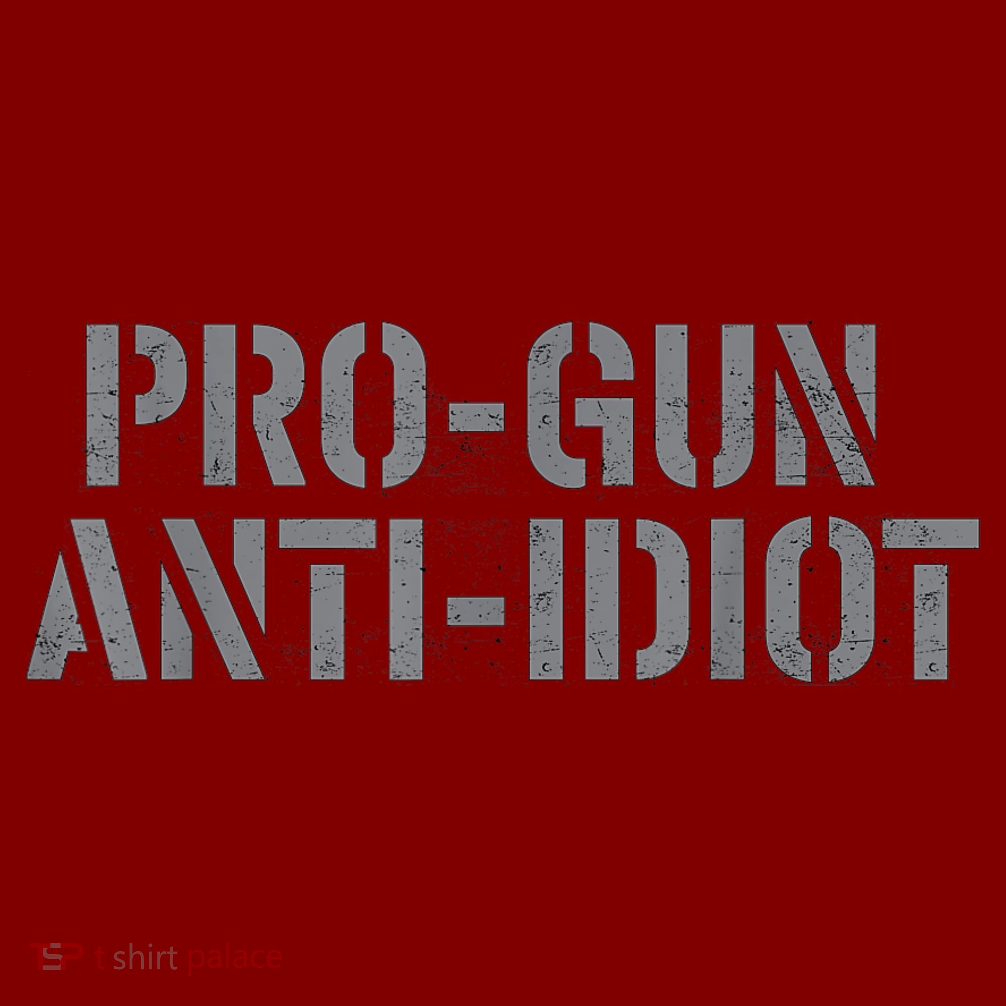 Mens Pro Gun Anti Idiot Baby Bodysuit