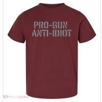Mens Pro Gun Anti Idiot Toddler T-Shirt thumb 0