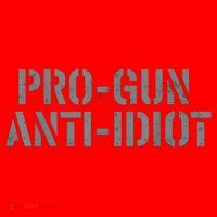 Mens Pro Gun Anti Idiot Santa Hat thumb 1