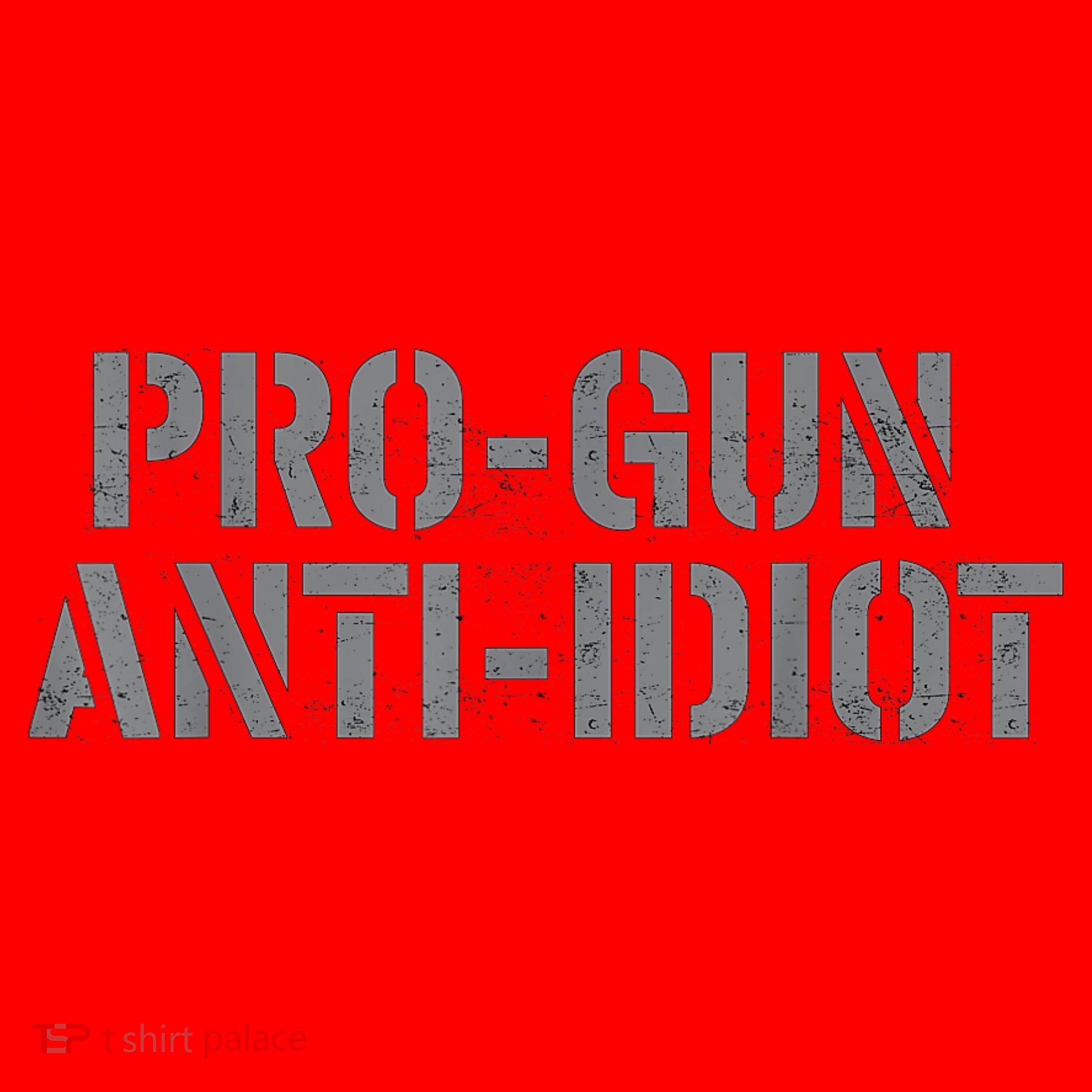 Mens Pro Gun Anti Idiot Santa Hat