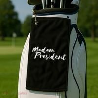 Madam President Go Vote! Golf Towel thumb 2