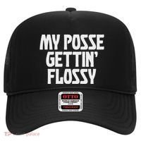 My Posse Gettin Flossy Funny Dental Novelty Hat thumb 0