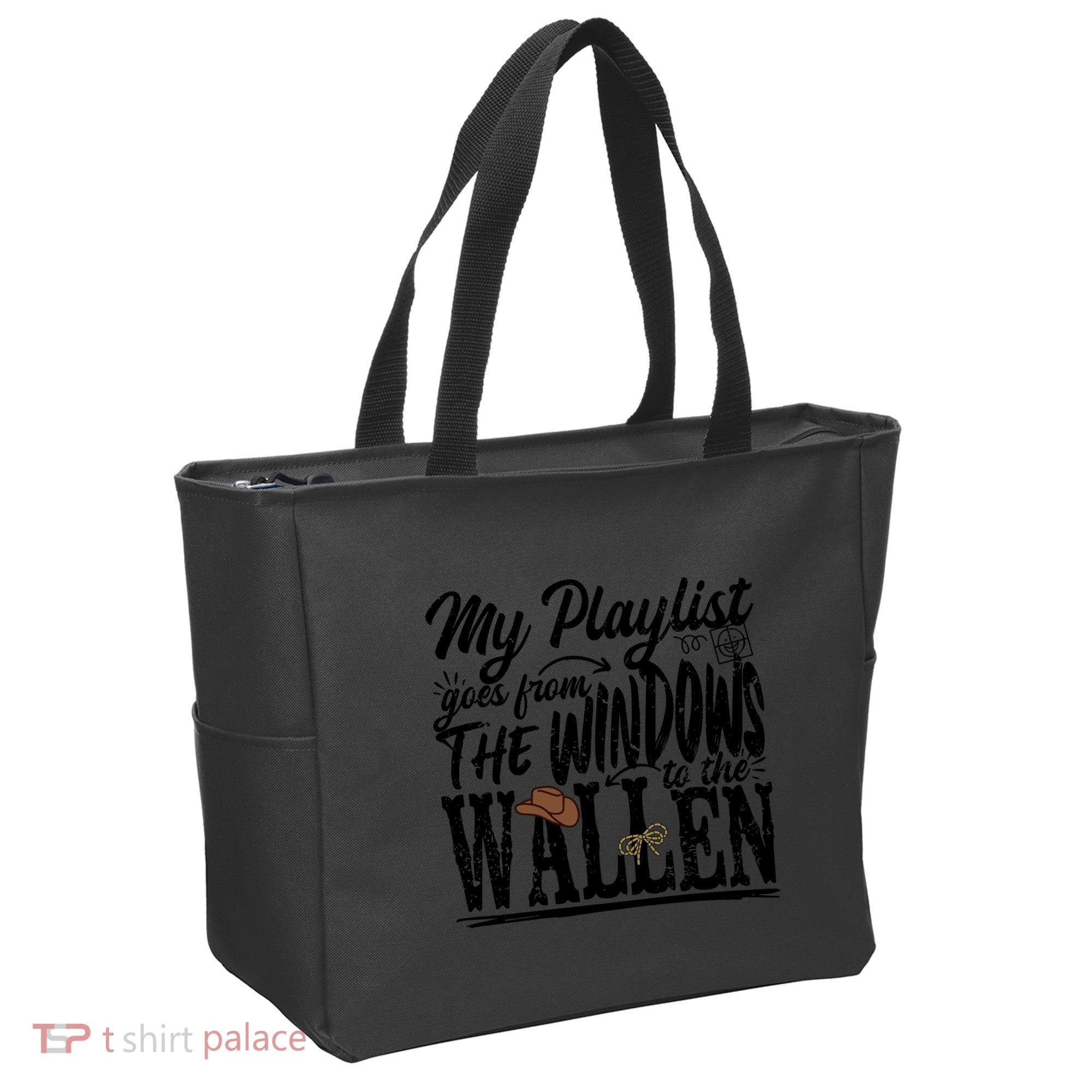 My Playlist Goes From The Windows To The Tote Bag