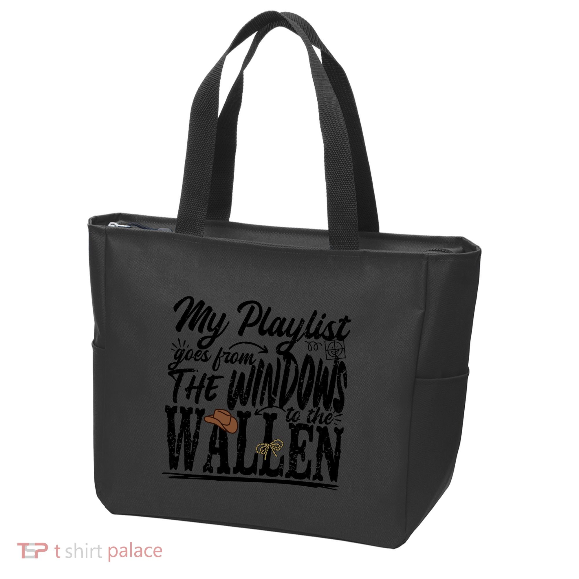 My Playlist Goes From The Windows To The Tote Bag