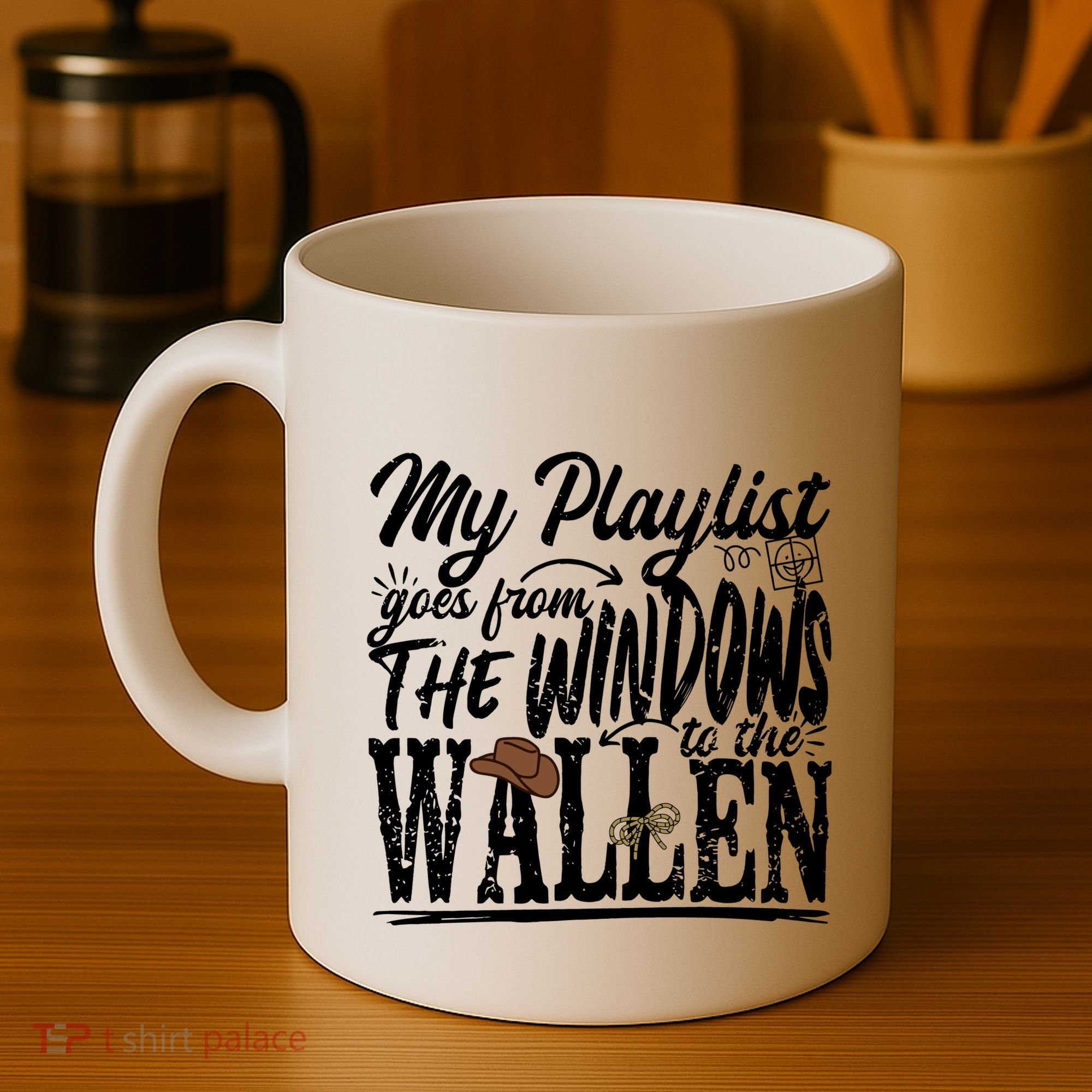 My Playlist Goes From The Windows To The Coffee Mug