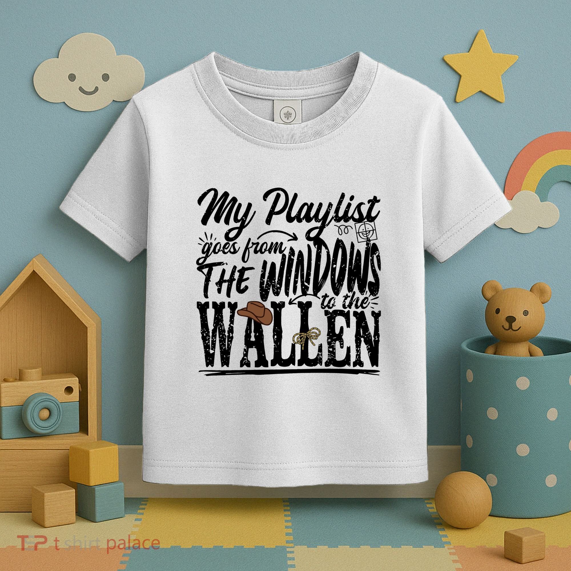 My Playlist Goes From The Windows To The Toddler T-Shirt