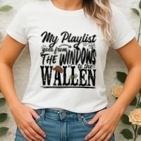My Playlist Goes From The Windows To The Women's T-Shirt thumb 2