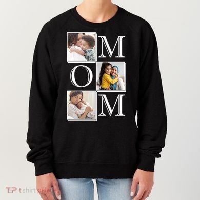 Mom Personalized Gift For Mothers Day Custom Photo Women's Sweatshirt