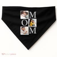 Mom Personalized Gift For Mothers Day Custom Photo USA-Made Doggie Bandana thumb 0