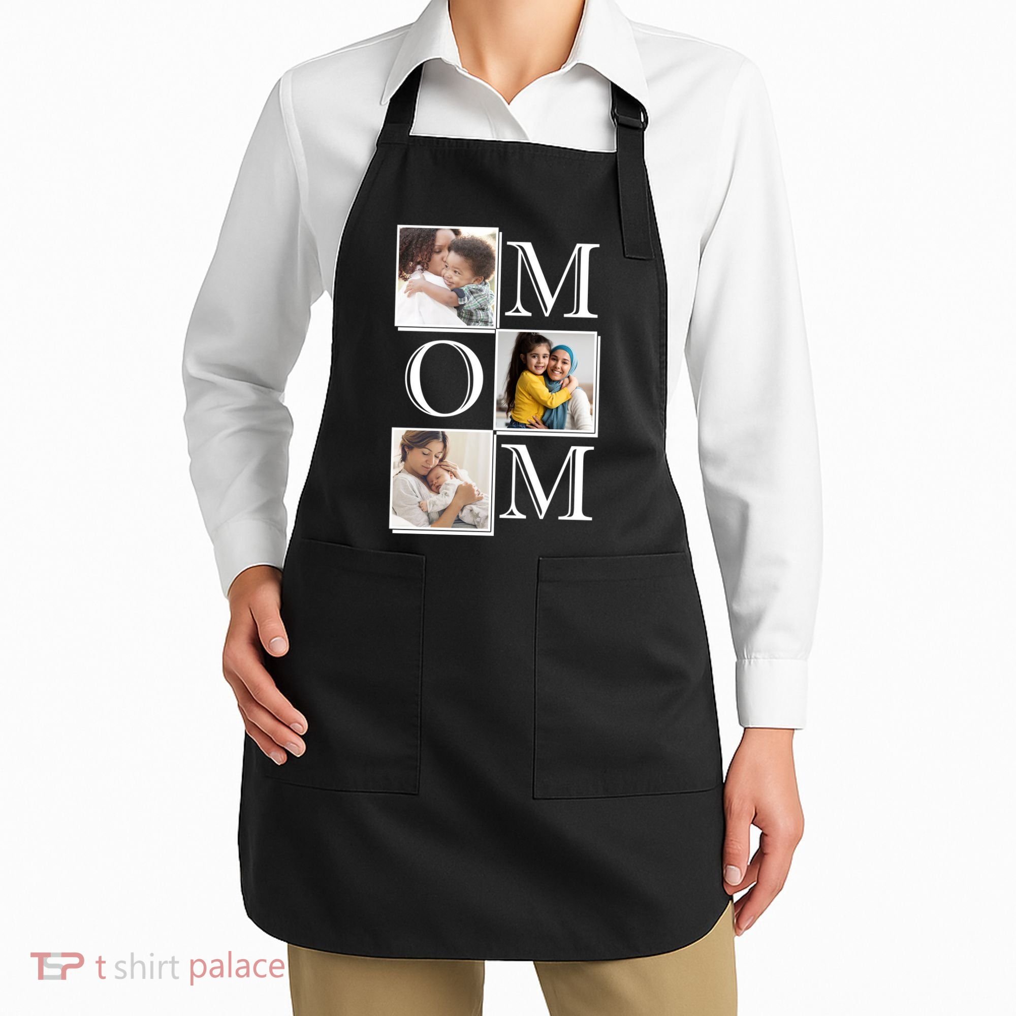 Mom Personalized Gift For Mothers Day Custom Photo Apron
