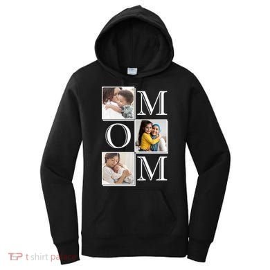 Mom Personalized Gift For Mothers Day Custom Photo Women's Hoodie